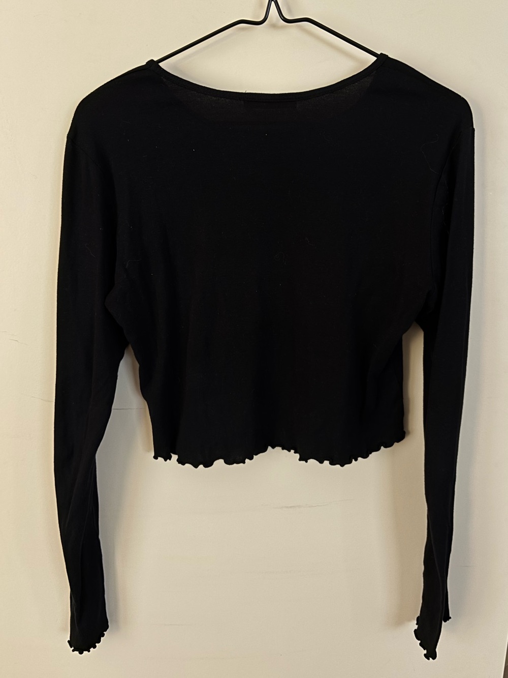 Butterfly Longsleeve Ribbed Top - Picture 2 of 5